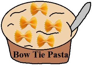 Blest Be That Tie That Binds Bowtie Pasta Snack