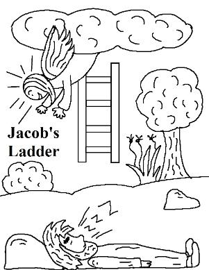 Jacob's Ladder  Coloring Page