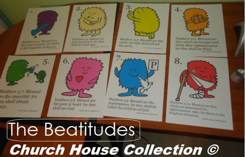 The Beatitudes Cards Printable By Church House Collection