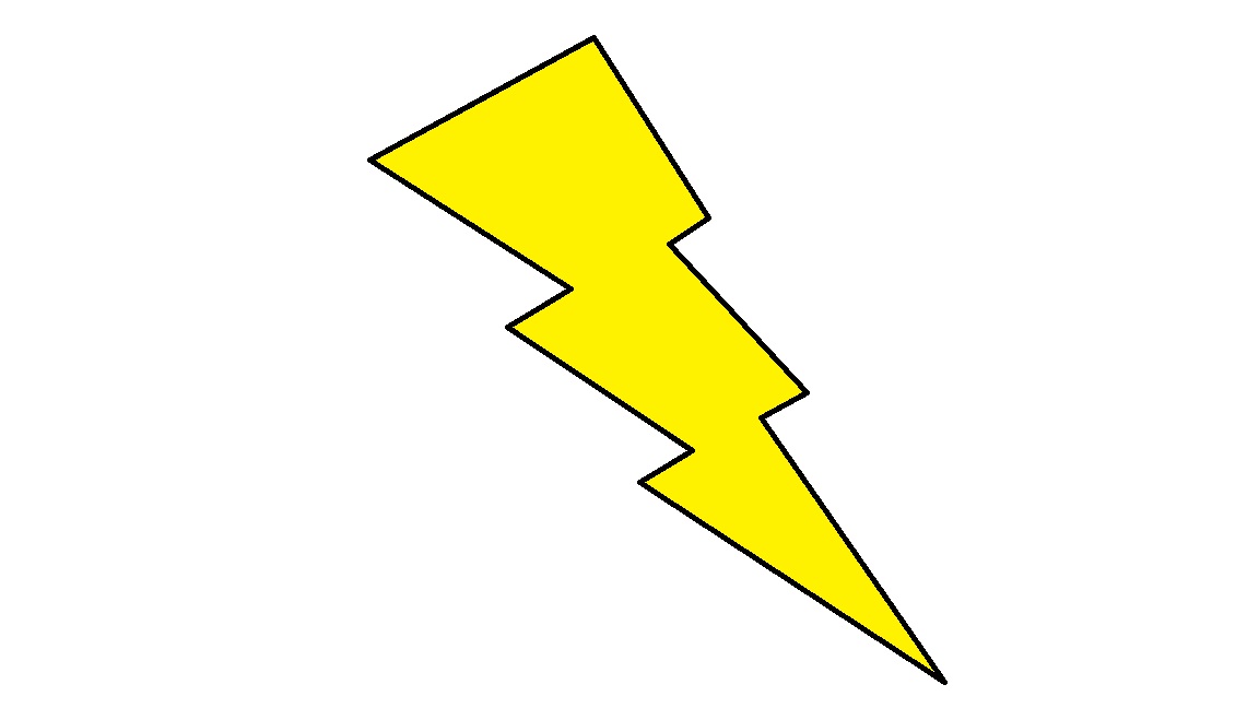 clipart lightning bolt - photo #14