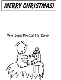 The birth of Jesus Coloring Pages