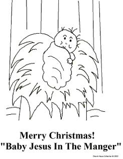 The birth of Jesus coloring pages