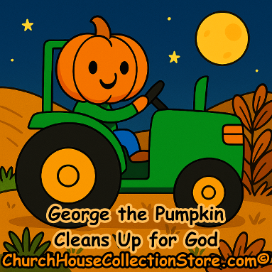 George the Pumpkin Cleans Up for God Fall Preschool Bible Lesson. ChurchHouseCollectionStore.com A lesson plan for October Fall Time October Harvest Festival for toddler Kids.