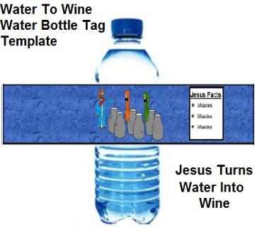 Water Into Wine, Bible Crafts for Kids