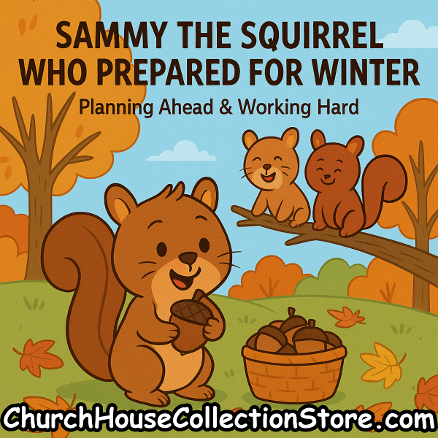 Sammy The Squirrel Who Prepared For Winter Free Fall Acorn Autumn Preschool Toddler Lessons
