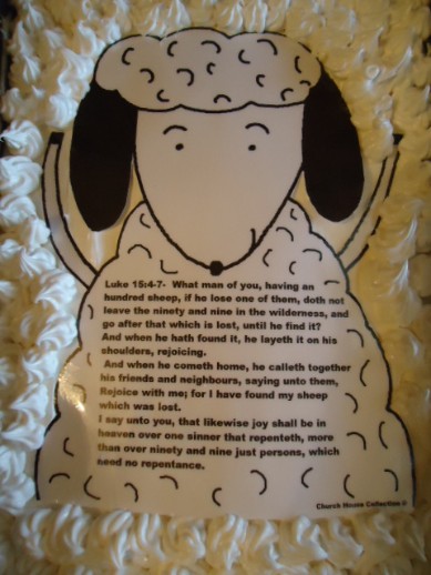 The Parable Of The Lost Sheep Cake