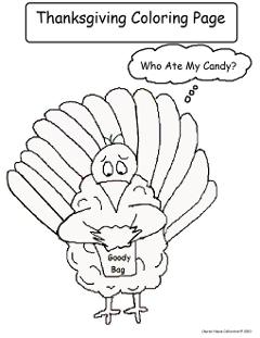 Turkey Coloring Page