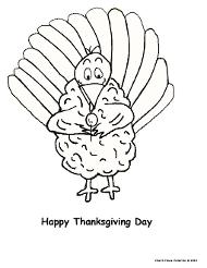 Turkey Coloring page, Turkey Eating Sucker Coloring Page