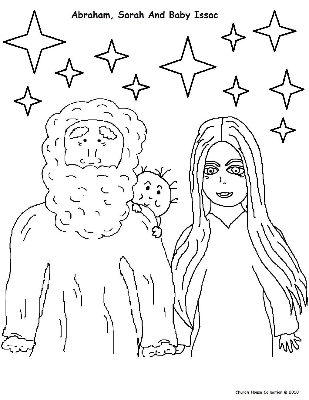 coloring pages of abram and sarai